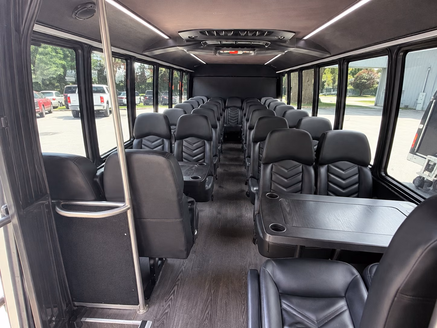 clearwater 18 passenger minibus inside