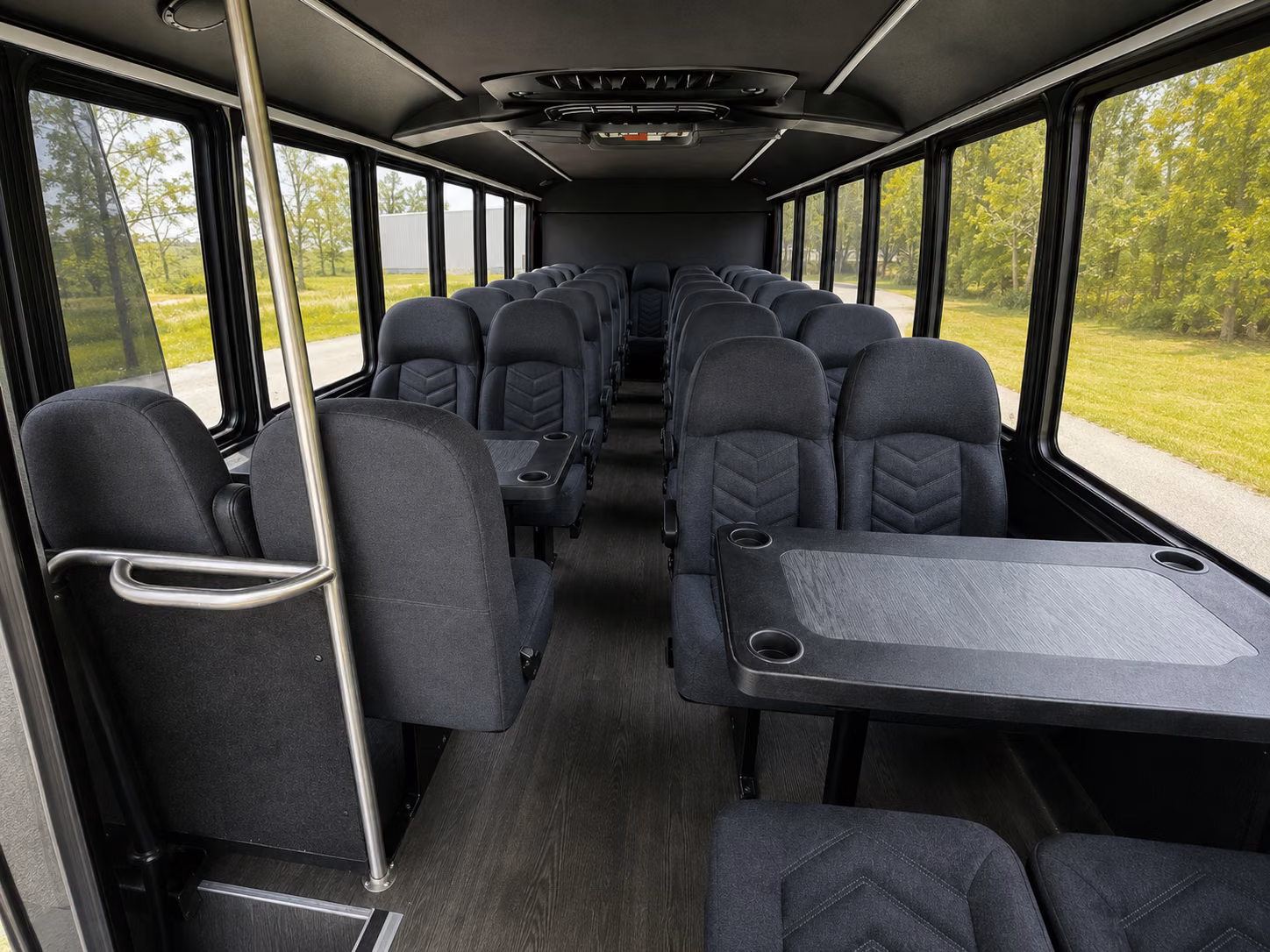 clearwater 18 passenger minibus interior