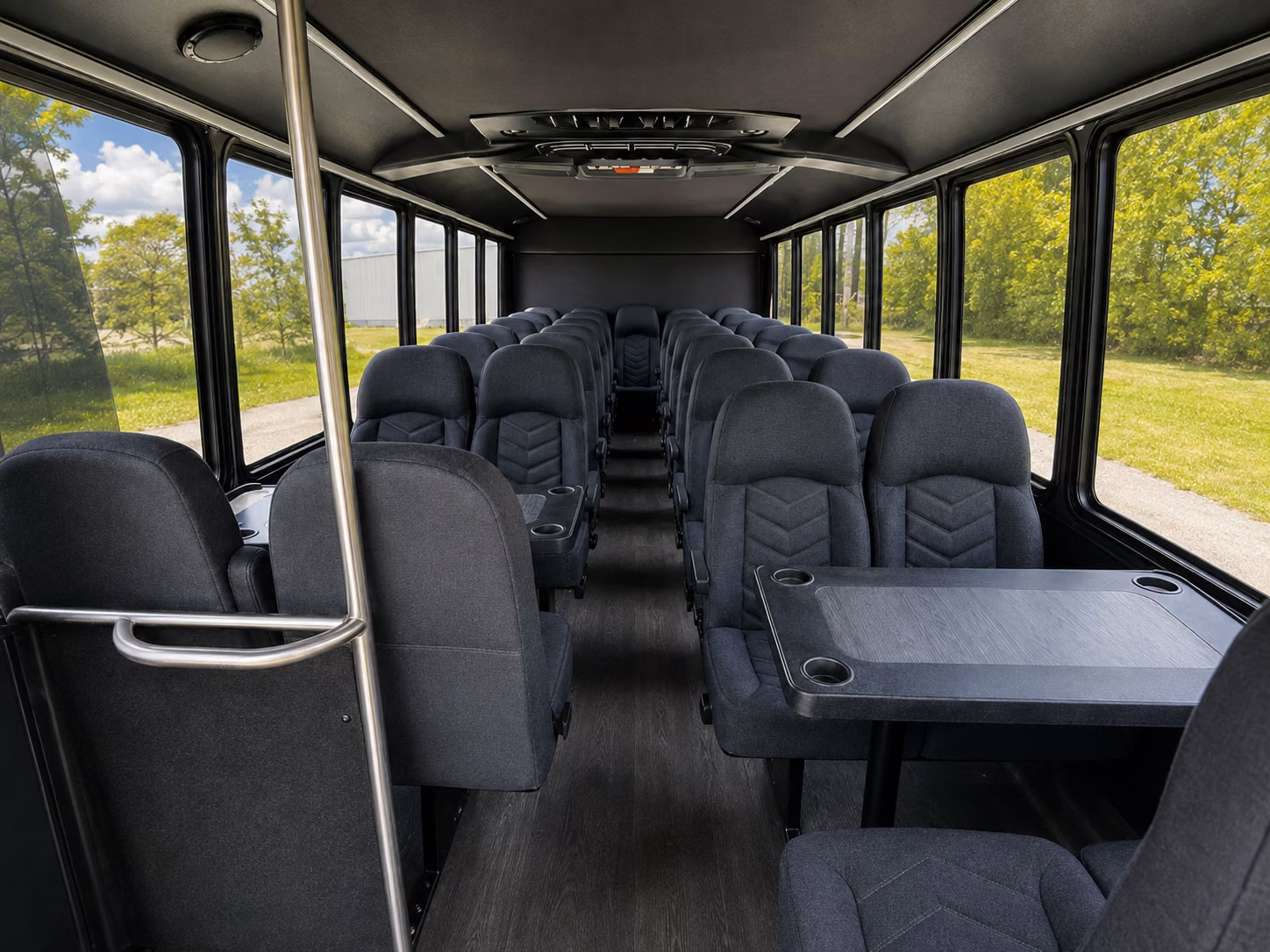 clearwater 20 passenger minibus inside