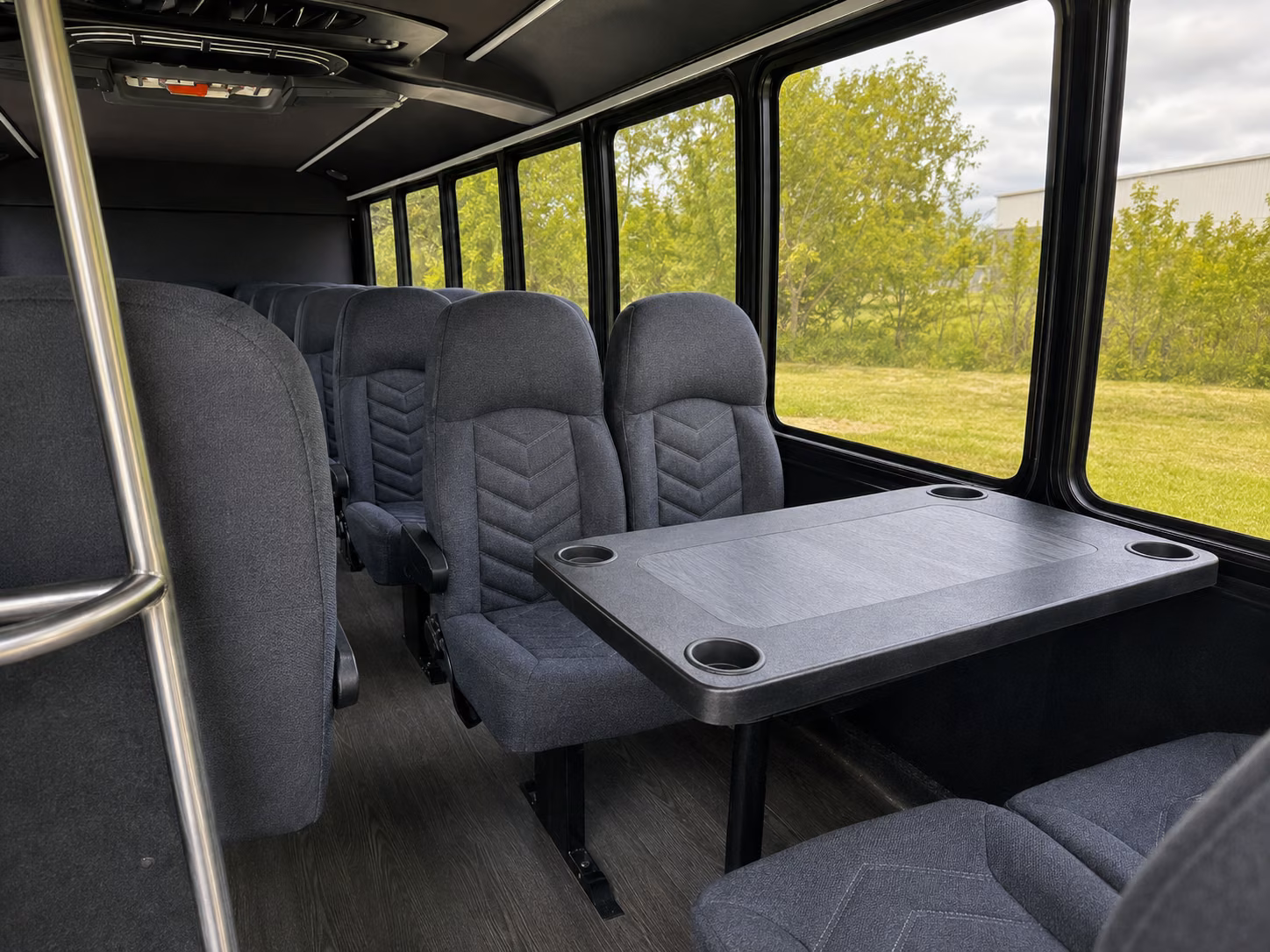 clearwater 20 passenger minibus interior