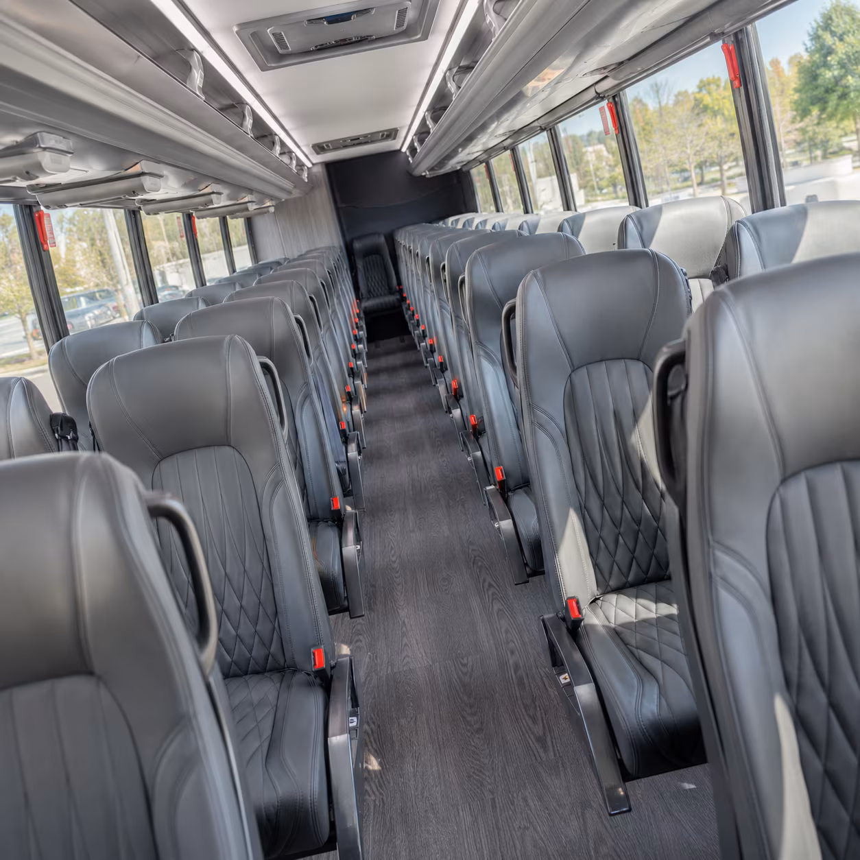 clearwater 28 passenger minibus inside