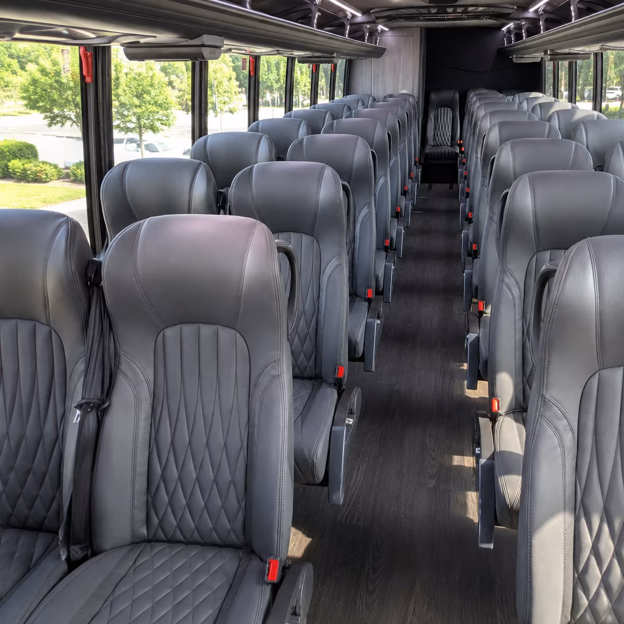 clearwater 28 passenger minibus interior