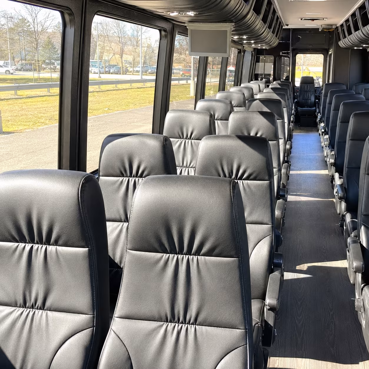 clearwater 35 passenger minibus inside