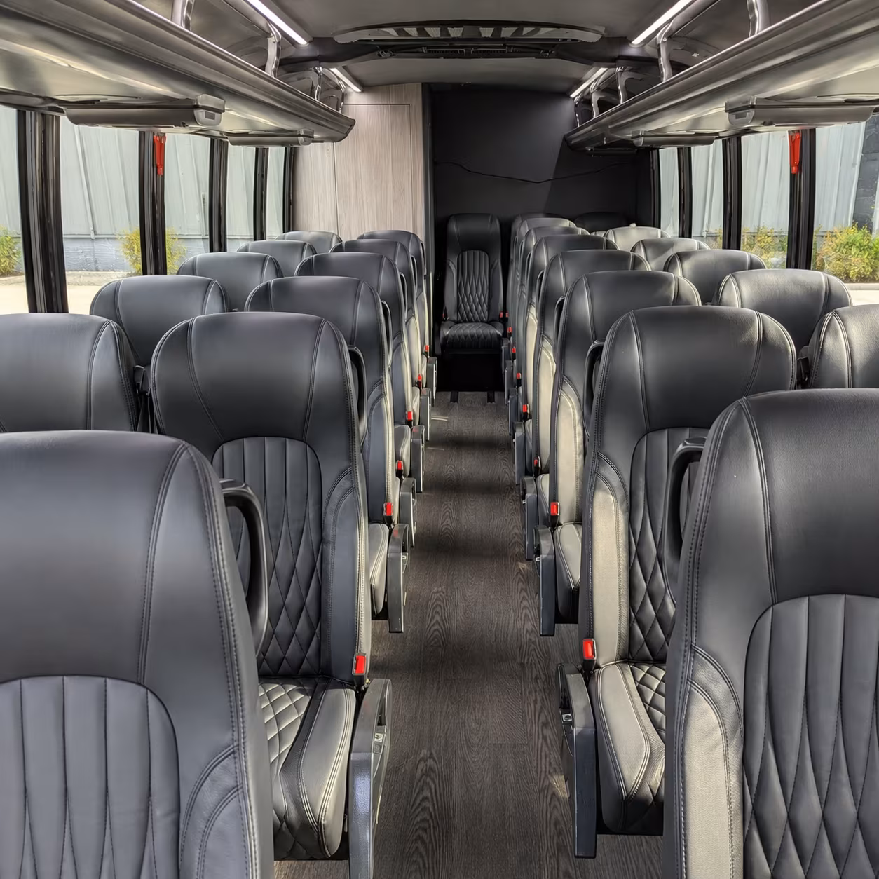 clearwater 35 passenger minibus interior