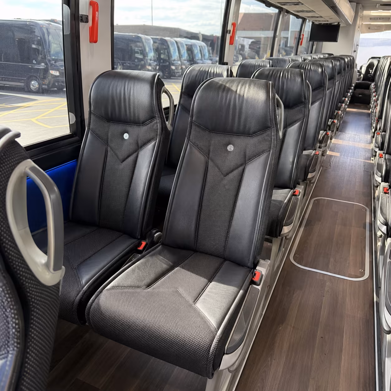 clearwater 40 passenger charter bus interior
