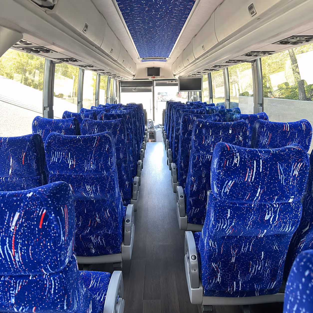 clearwater 50 passenger charter bus interior