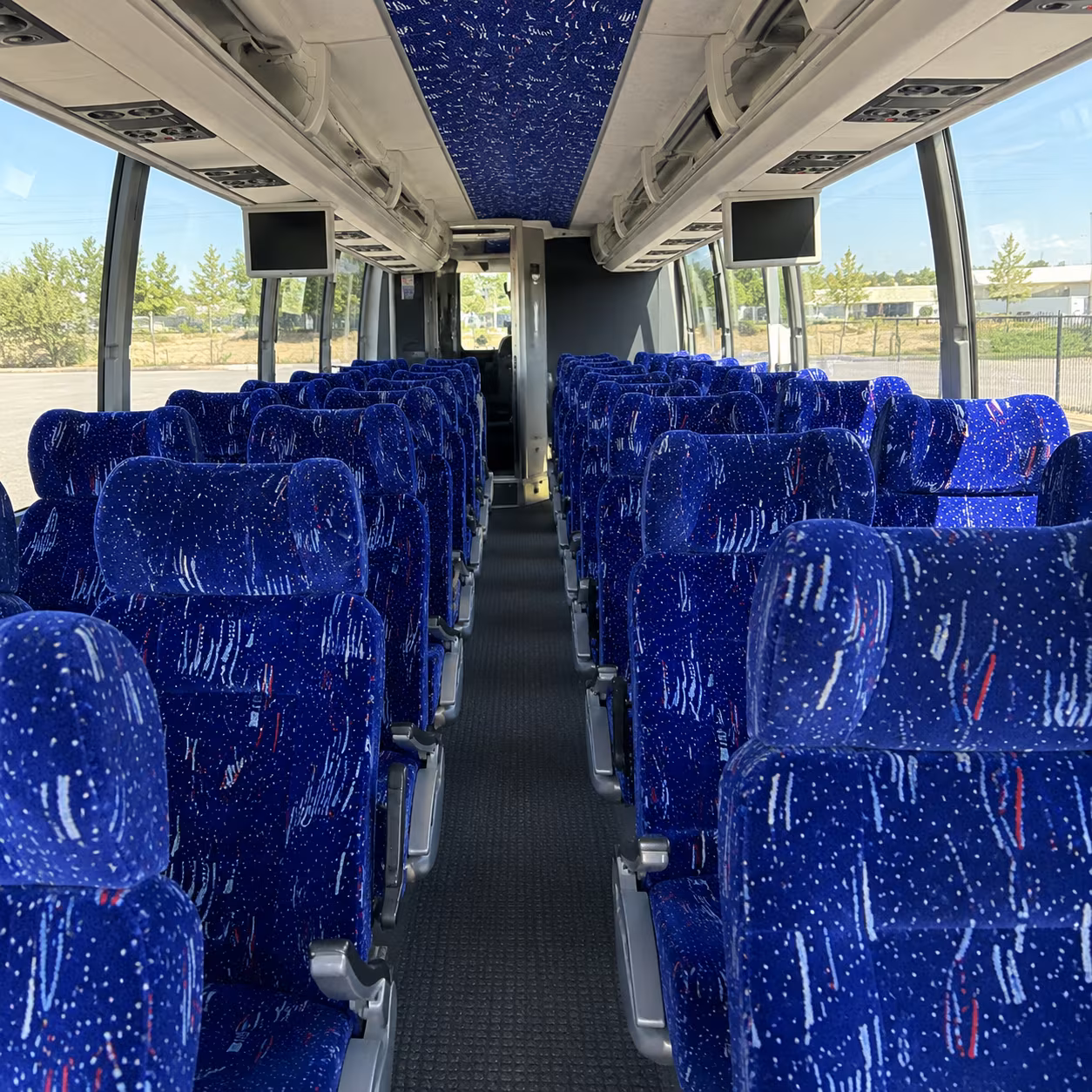 clearwater 54 passenger charter bus interior
