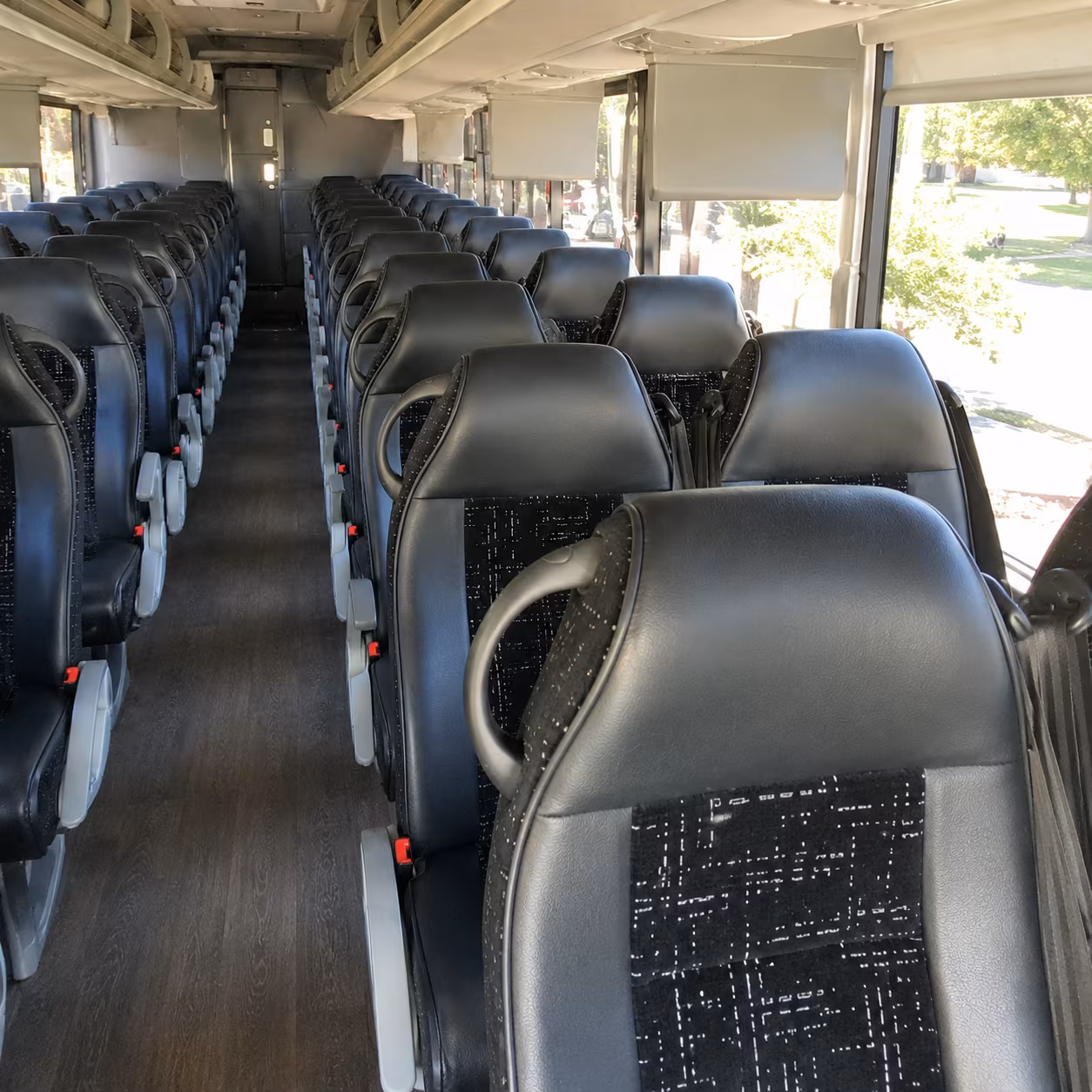 clearwater charter bus interior