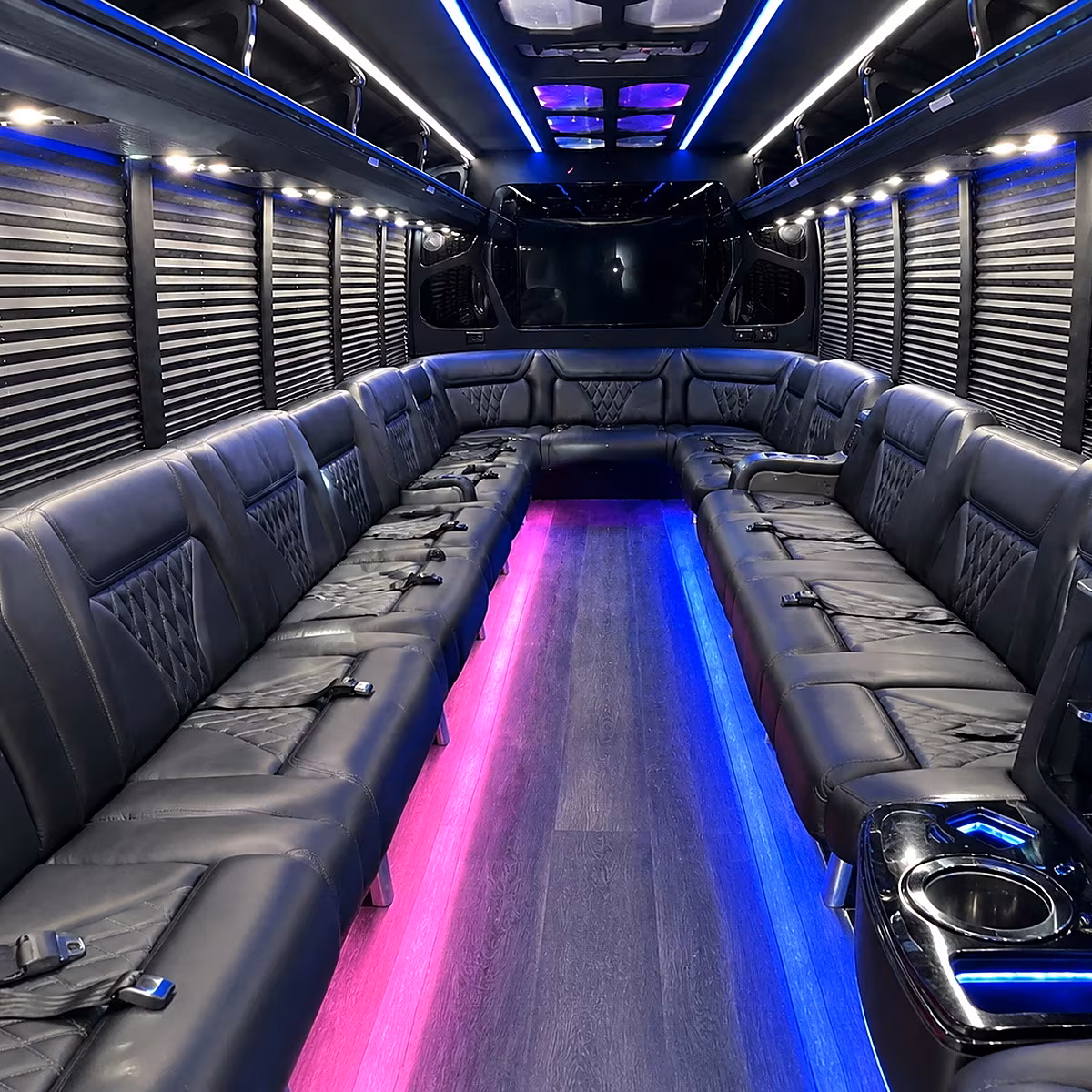 clearwater party bus interior