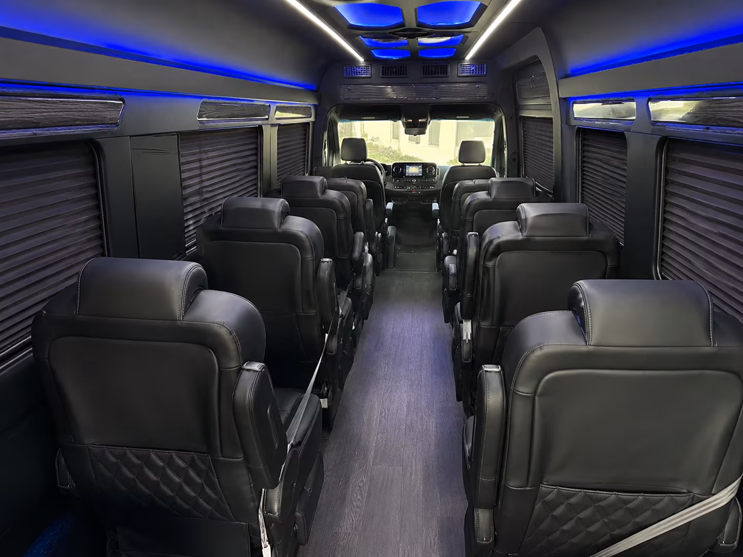 clearwater sprinter van with driver inside