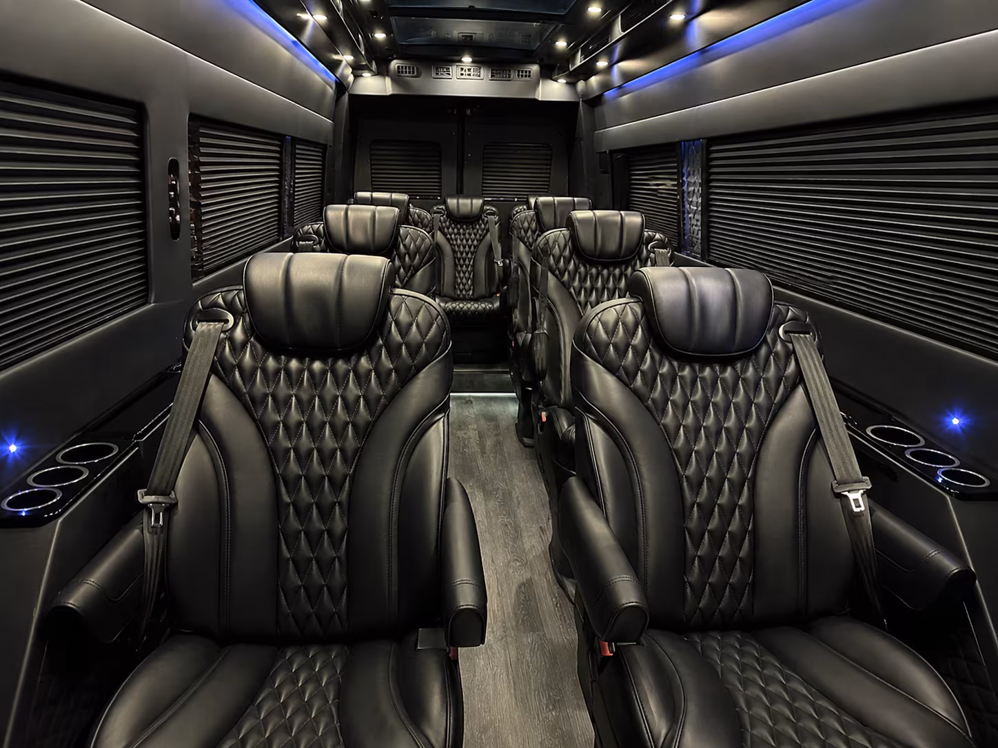 sprinter vans and small buses for clearwater bridal party transportation